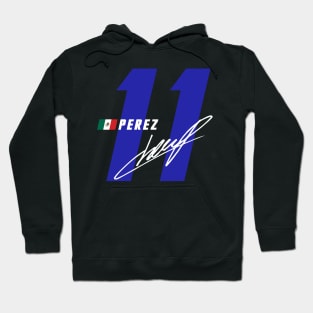 Sergio Perez 11 Signature Number Hoodie